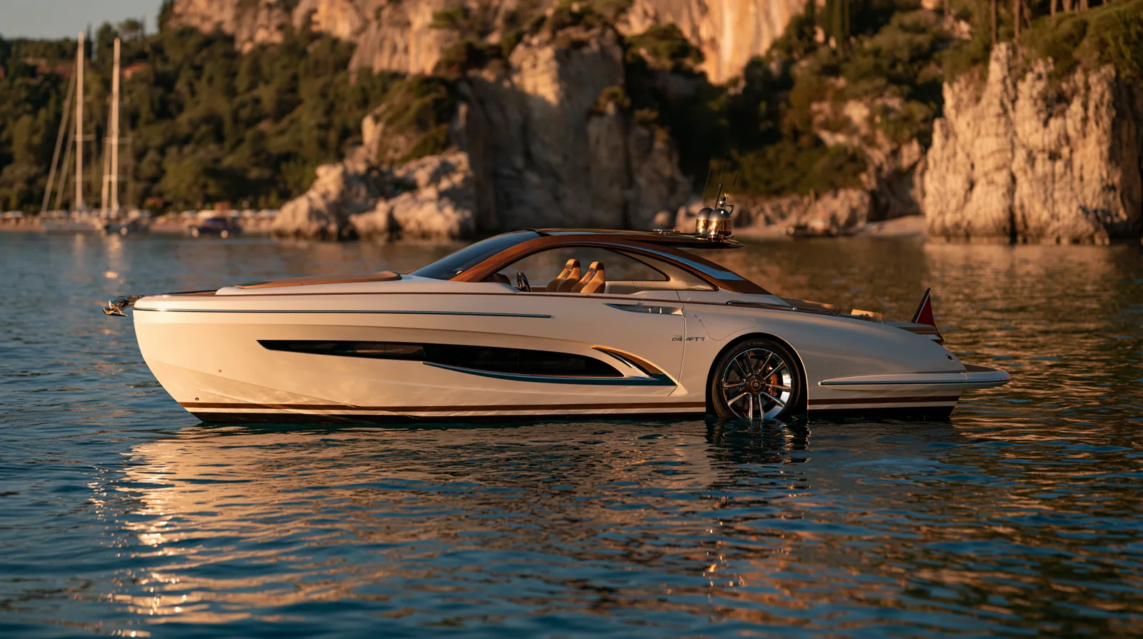 Bespoke superyacht exterior and interior concept for China by DRAFTXL yacht design studio 1