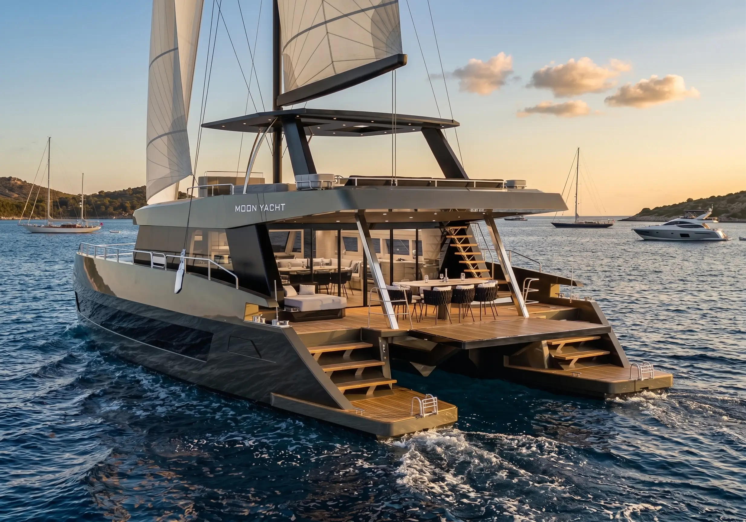 60 ft catamaran - design by DRAFTXL